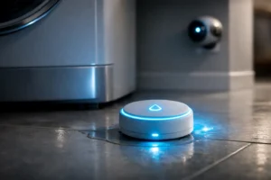 smart home leak detection gadget preventing water damage and helping homeowners save repair costs